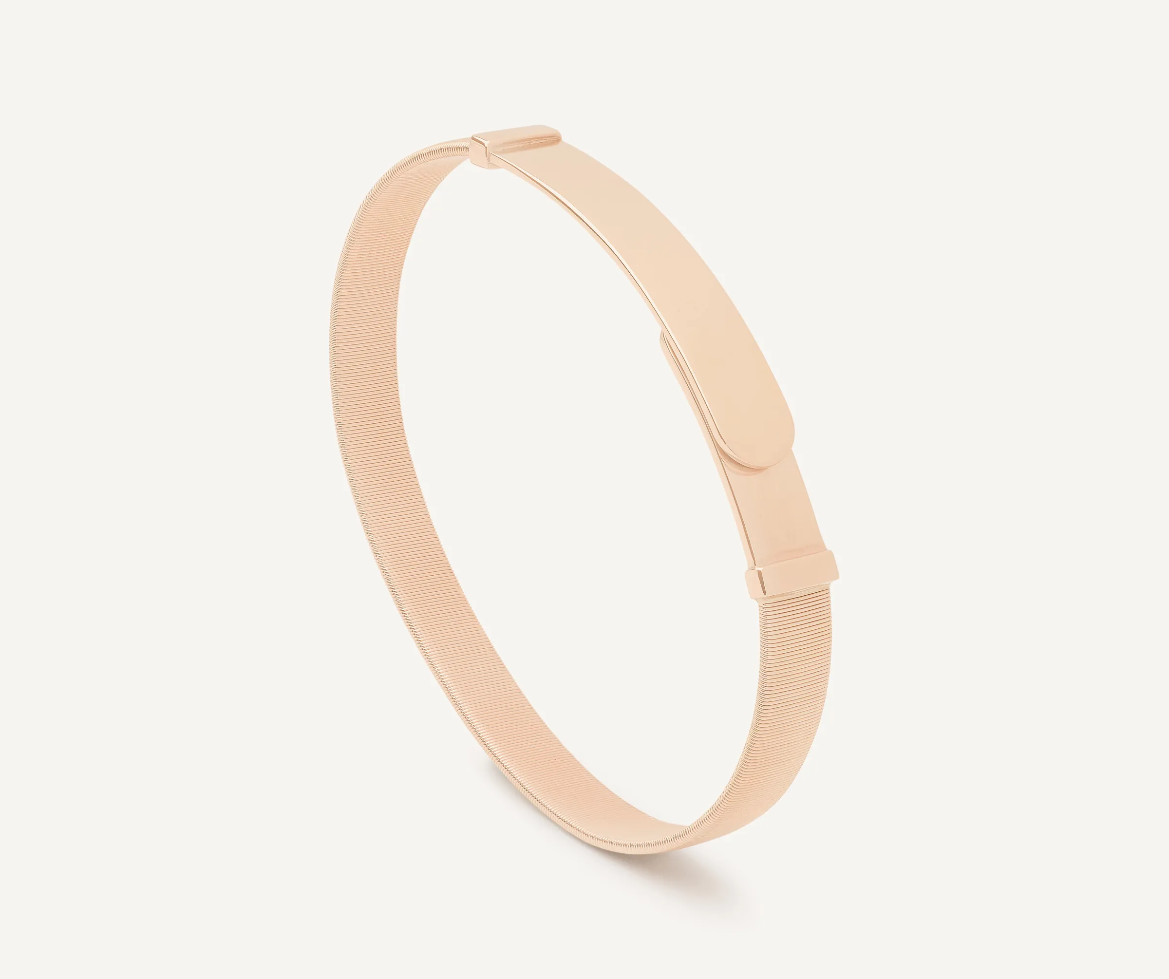 Bracelets-Marco Bicego 18K Rose Gold Coil Bangle Bracelet, Large Width RoseGold