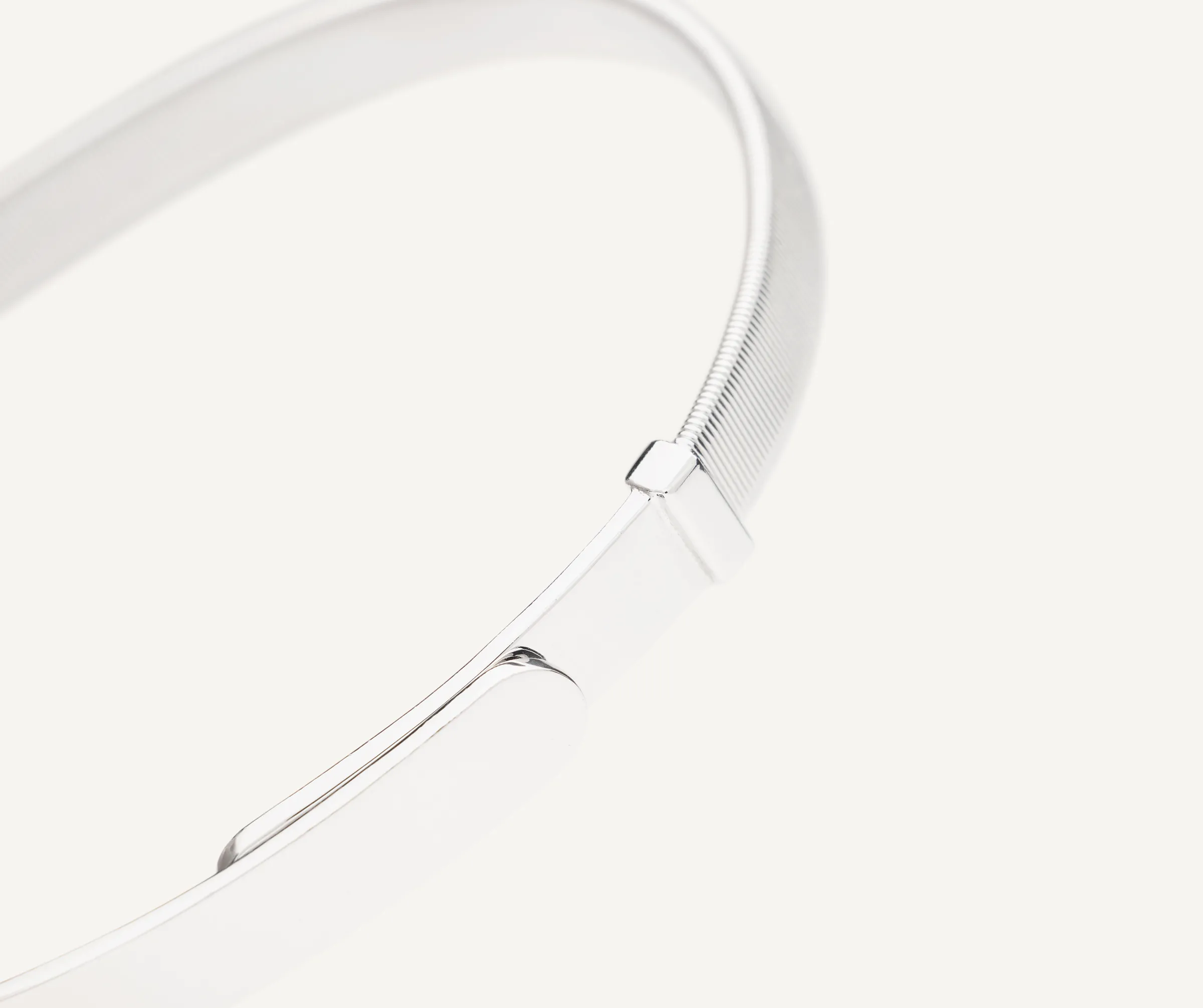 Bracelets-Marco Bicego 18K White Gold Coil Bangle Bracelet, Thin WhiteGold