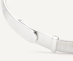 Bracelets-Marco Bicego 18K White Gold Coil Bangle Bracelet, Large Width WhiteGold