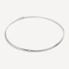 Necklaces-Marco Bicego 18K White Gold Coil Necklace With Diamonds Whitegold