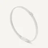 Bracelets-Marco Bicego 18K White Gold Medium Stackable Bracelet With Diamonds Whitegold