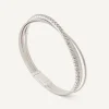 Bracelets-Marco Bicego 18K White Gold 3-Strand Coil Bracelet With Diamonds Whitegold