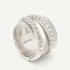 Rings-Marco Bicego 18K White Gold 5-Strand Ring With Diamonds Whitegold