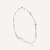Bracelets-Marco Bicego 18K White Gold Twisted Coil Bracelet With Diamonds Whitegold