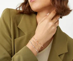 Bracelets-Marco Bicego 18K White Gold Twisted Coil Bracelet With Diamonds Whitegold
