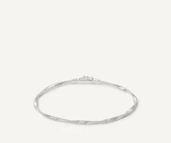 Bracelets-Marco Bicego 18K White Gold Twisted Coil Bracelet Whitegold