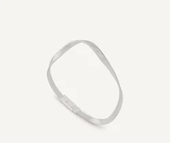Bracelets-Marco Bicego 18K White Gold Twisted Supreme Bracelet Whitegold
