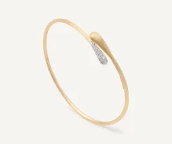 Bracelets-Marco Bicego 18K Yellow Gold and Diamond Hugging Cuff Yellowgold
