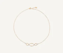Necklaces-Marco Bicego 18K Yellow Gold and Diamond Half Collar Yellowgold
