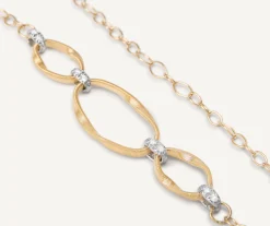 Necklaces-Marco Bicego 18K Yellow Gold and Diamond Half Collar Yellowgold