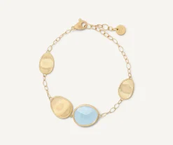 Bracelets-Marco Bicego 18K Yellow Gold Aquamarine Bracelet Yellowgold
