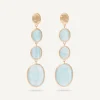 Earrings-Marco Bicego 18K Yellow Gold Aquamarine Statement Earrings Yellowgold