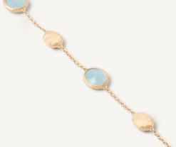 Bracelets-Marco Bicego 18K Yellow Gold Aquamarine u0026 Gold Bracelet Yellowgold