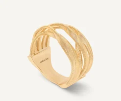 Rings-Marco Bicego 18K Yellow Gold 5-Band Coil Ring Yellowgold