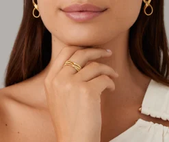 Rings-Marco Bicego 18K Yellow Gold 3-Band Coil Ring Yellowgold