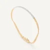 Bracelets-Marco Bicego 18K Yellow Gold Bangle With Diamond Bar Yellowgold
