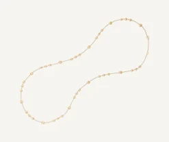 Necklaces-Marco Bicego 18K Yellow Gold Bead Long Necklace Yellowgold