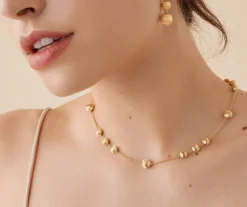 Necklaces-Marco Bicego 18K Yellow Gold Bead Necklace Yellowgold