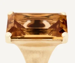 Rings-Marco Bicego 18K Yellow Gold Champagne Quartz Cocktail Ring Yellowgold