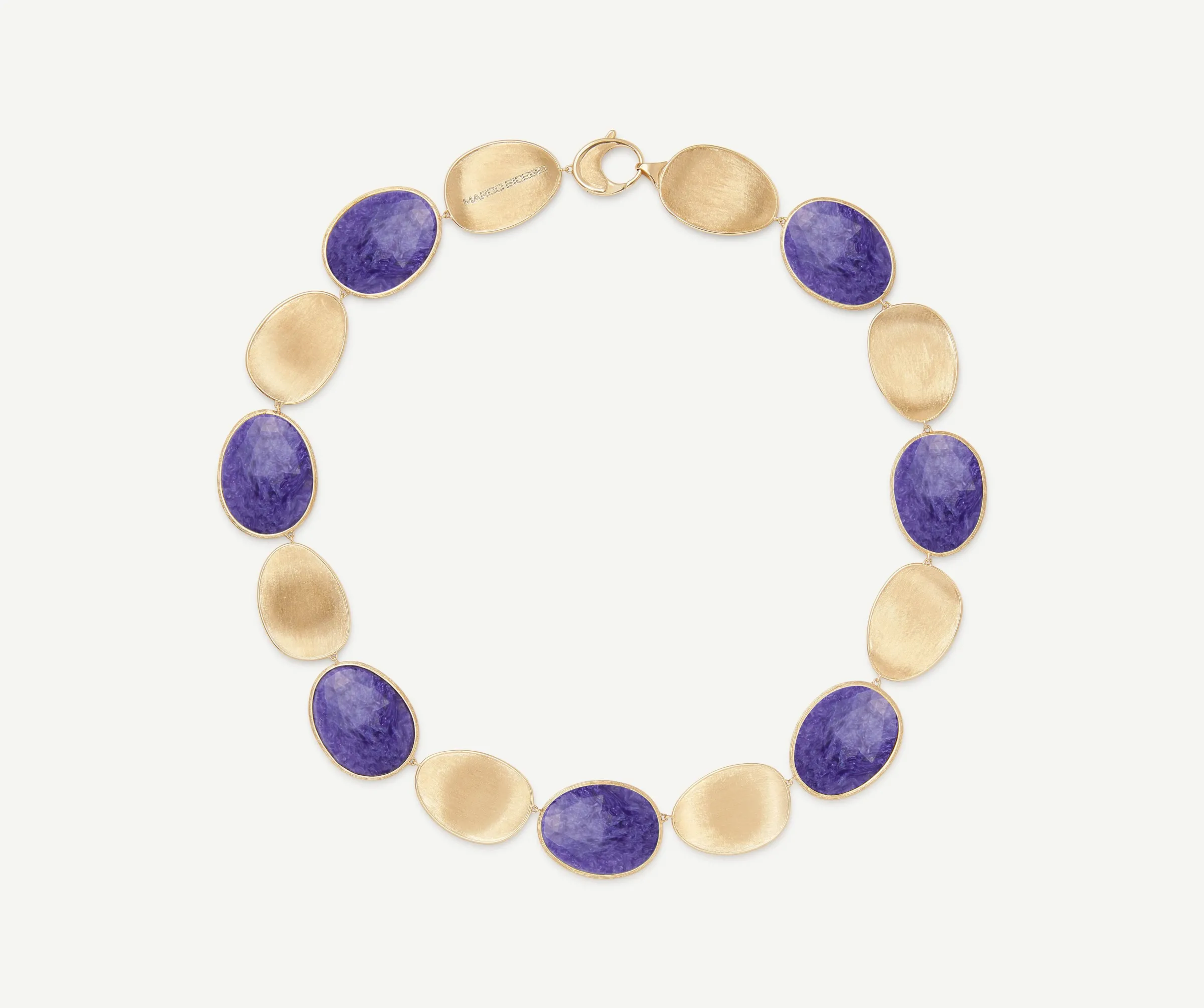 Necklaces-Marco Bicego 18K Yellow Gold Charoite Collar Yellowgold