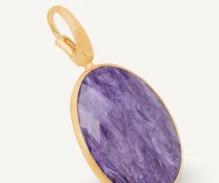 Pendants-Marco Bicego 18K Yellow Gold Charoite Pendant Yellowgold