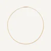 Necklaces-Marco Bicego 18K Yellow Gold Coil Necklace With Diamond Stations Diamonds