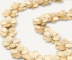 Necklaces-Marco Bicego 18K Yellow Gold Collar Necklace with Diamonds Yellowgold
