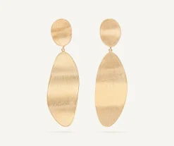 Earrings-Marco Bicego 18K Yellow Gold Convertible Pavé Diamond Earring Kit Yellowgold