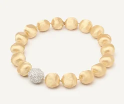 Necklaces-Marco Bicego 18K Yellow Gold Diamond Collar Necklace Yellowgold