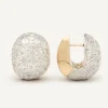 Earrings-Marco Bicego 18K Yellow Gold Diamond Huggie Earrings Yellowgold