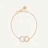 Bracelets-Marco Bicego 18K Yellow Gold Diamond Infinity Bracelet Yellowgold