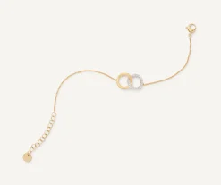 Bracelets-Marco Bicego 18K Yellow Gold Diamond Infinity Bracelet Yellowgold