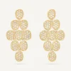 Earrings-Marco Bicego 18K Yellow Gold Diamond Pavé Statement Earrings Yellowgold