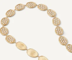 Necklaces-Marco Bicego 18K Yellow Gold Diamond Pavé Collar Necklace Yellowgold