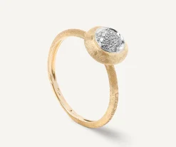 Rings-Marco Bicego 18K Yellow Gold Diamond Stackable Ring Yellowgold