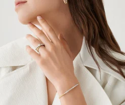 Rings-Marco Bicego 18K Yellow Gold Double-Band Ring With .5 CT Diamond Yellowgold