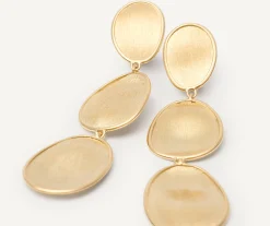 Earrings-Marco Bicego 18K Yellow Gold 3-Drop Earrings, Large Yellowgold