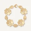 Bracelets-Marco Bicego 18K Yellow Gold Flower Bracelet with Diamonds Yellowgold