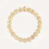 Necklaces-Marco Bicego 18K Yellow Gold Flower Collar Necklace with Diamonds Yellowgold