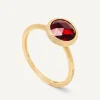 Rings-Marco Bicego 18K Yellow Gold Garnet Stackable Ring YellowGold
