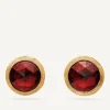 Earrings-Marco Bicego 18K Yellow Gold Garnet Stud Earrings YellowGold