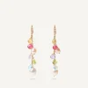Earrings-Marco Bicego 18K Yellow Gold Gemstone Earrings with Freshwater Pearls u0026 Diamond Accent Yellowgold