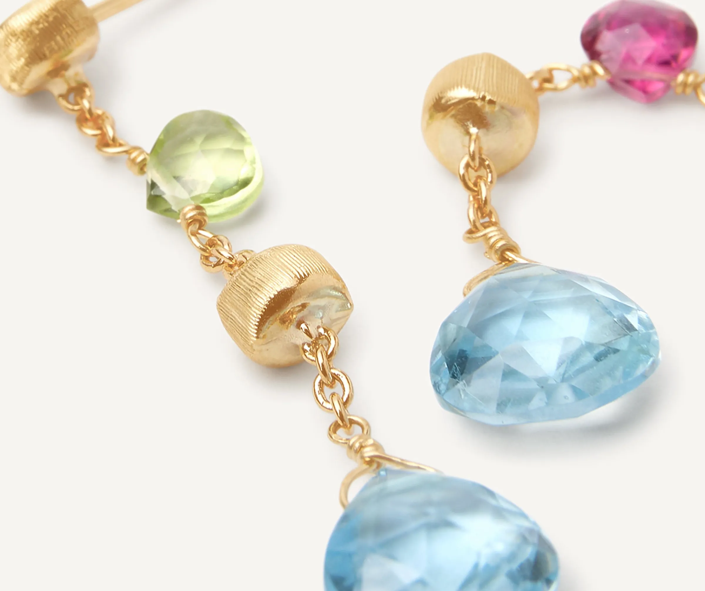 Earrings-Marco Bicego 18K Yellow Gold Gemstone Earrings Yellowgold