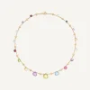 Necklaces-Marco Bicego 18K Yellow Gold Gemstone Graduated Necklace Yellowgold