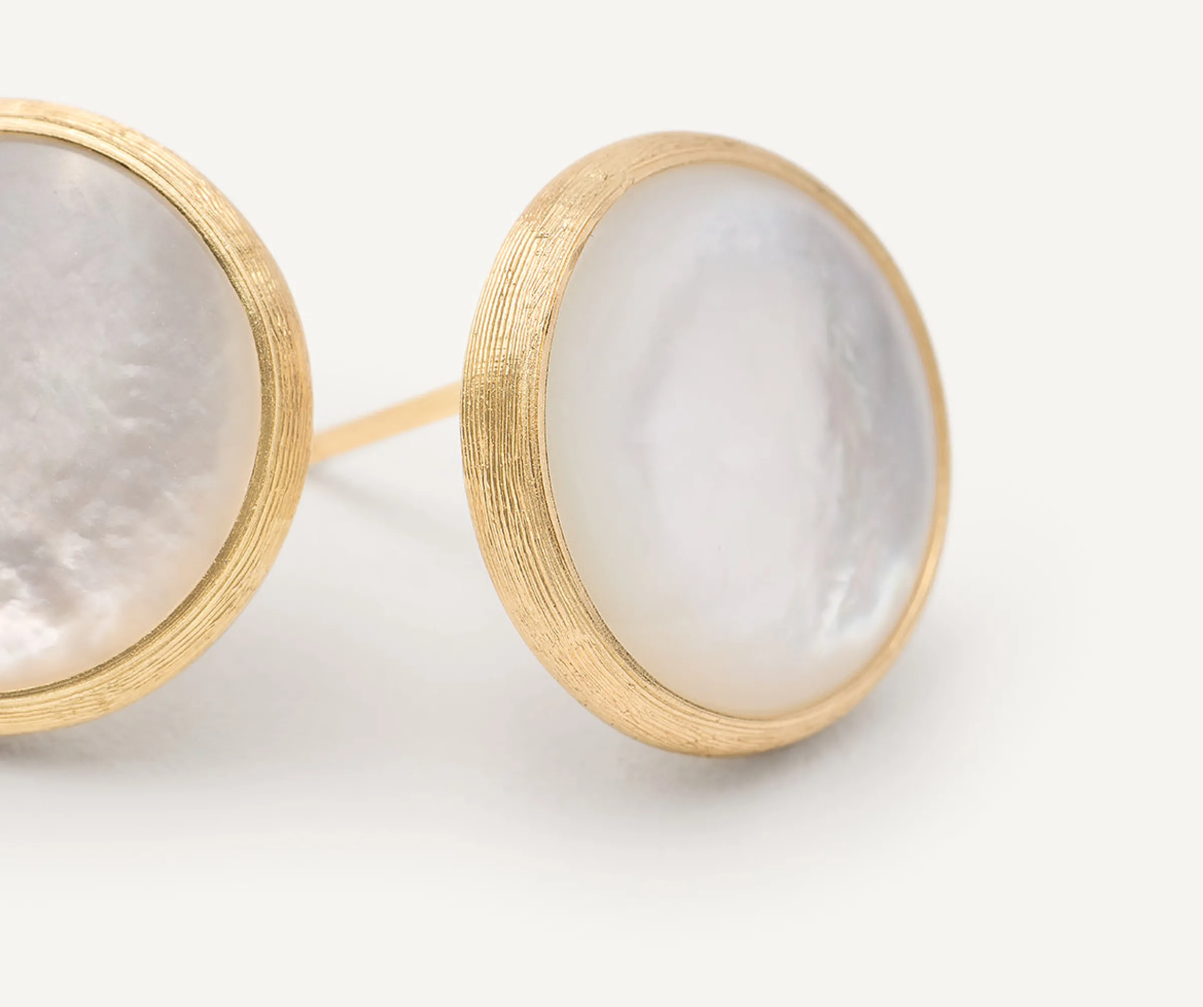 Earrings-Marco Bicego 18K Yellow Gold Gemstone Stud Large Earrings Yellowgold
