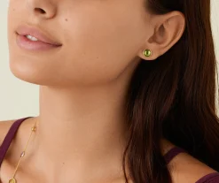 Earrings-Marco Bicego 18K Yellow Gold Gemstone Stud Earrings Yellowgold
