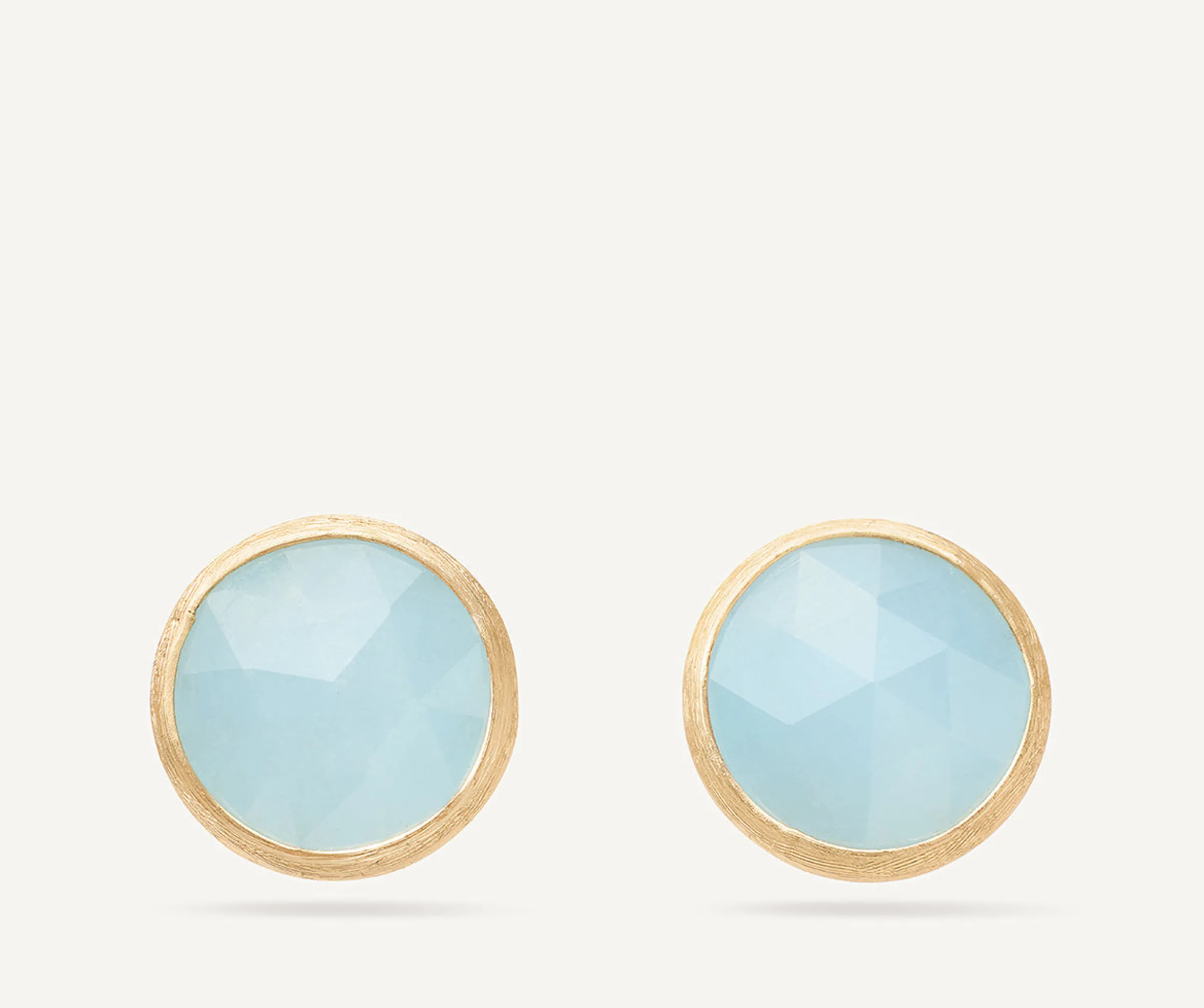 Earrings-Marco Bicego 18K Yellow Gold Gemstone Stud Large Earrings Yellowgold