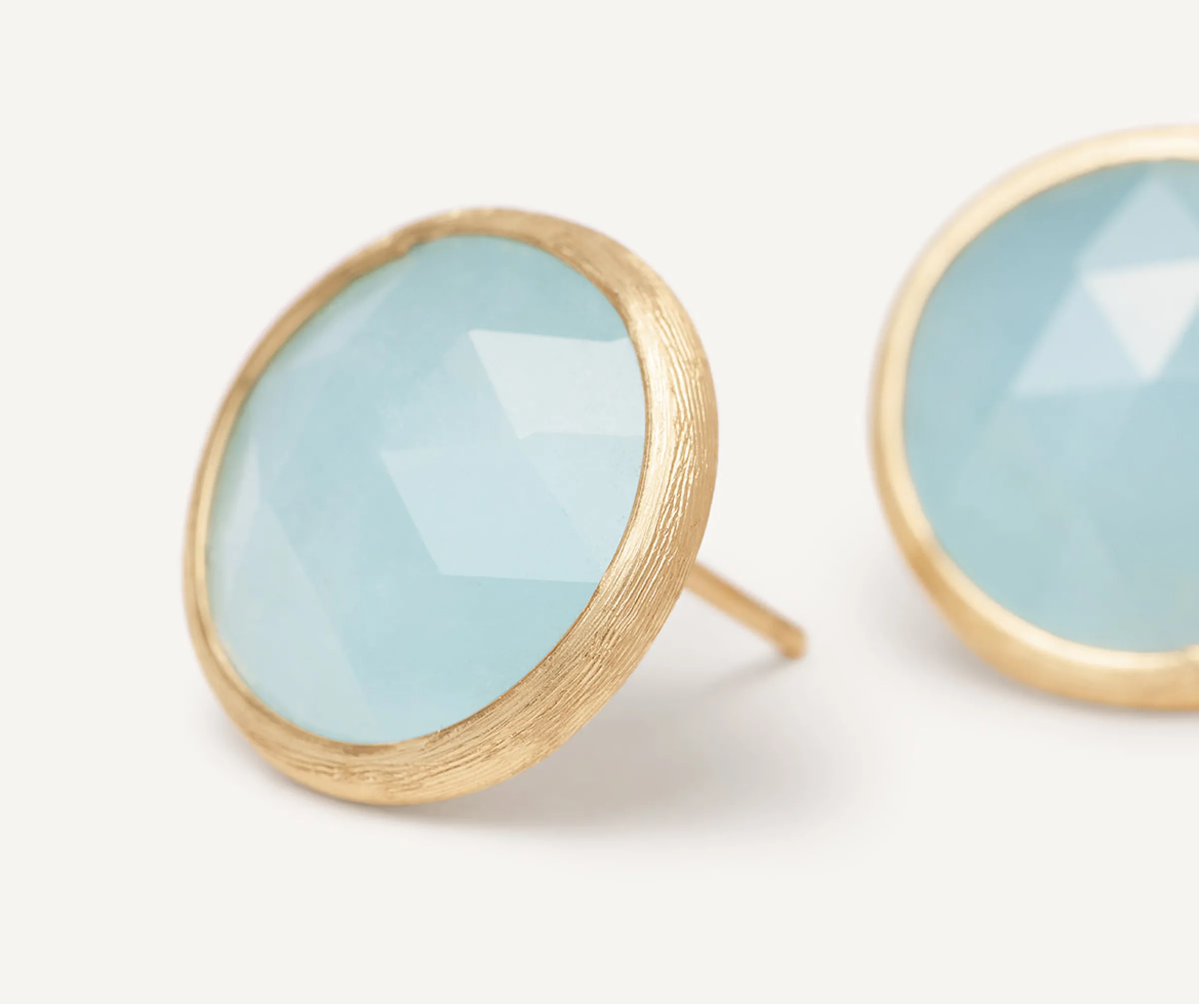 Earrings-Marco Bicego 18K Yellow Gold Gemstone Stud Large Earrings Yellowgold
