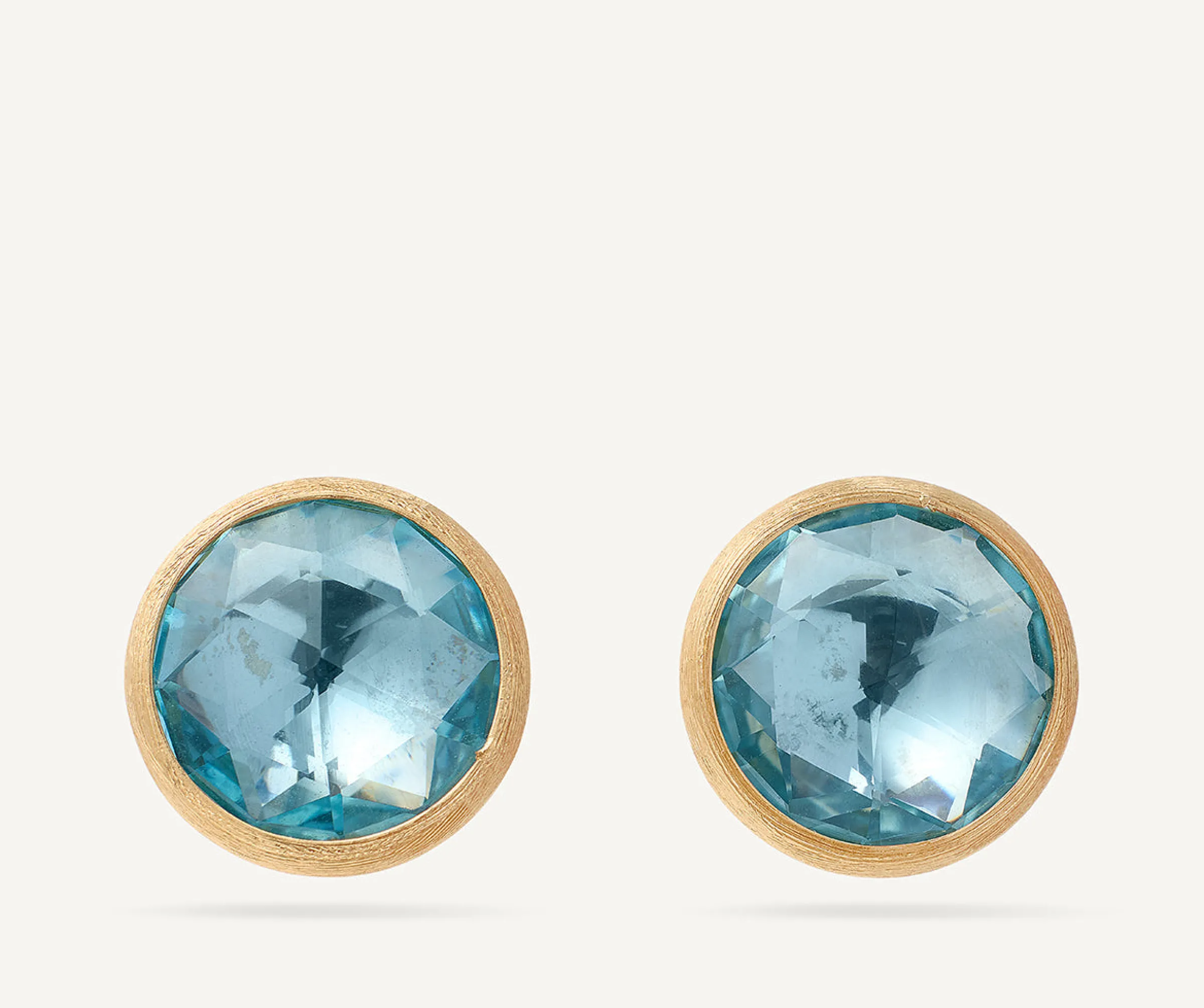 Earrings-Marco Bicego 18K Yellow Gold Gemstone Stud Large Earrings Yellowgold
