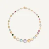 Necklaces-Marco Bicego 18K Yellow Gold Graduated Gemstone Collar Yellowgold